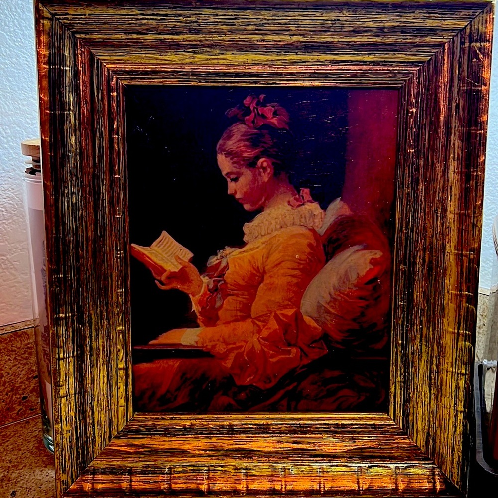 A Young Girl Reading